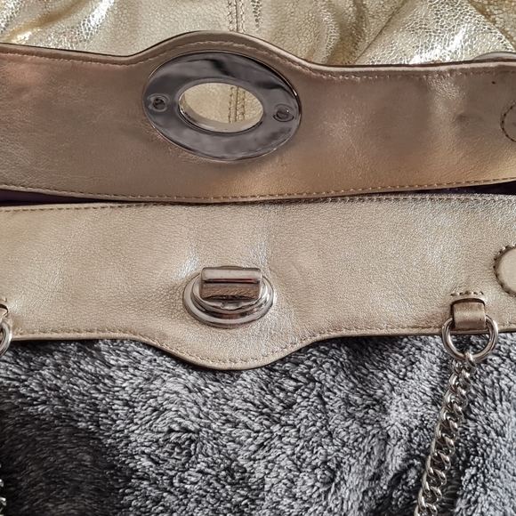 RARE Coach Gold Metallic Purse - Picture 6 of 12